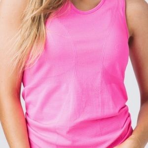 Zyia Hot Pink Copper Charged Tank